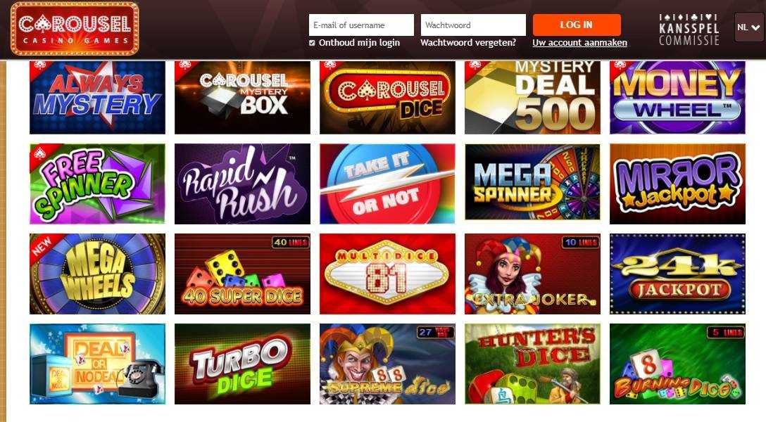 کازینو آنلاین خارجی Carousel